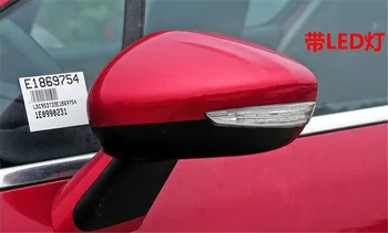 Veidrodis posūkio signalo LED žibintas šoninis lempa Peugeot 508 2013-16 Peugeot 308 Posūkio Signalo Lemputė galinio vaizdo Veidrodėliai Vairo Umbra