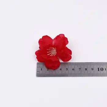 10 Vnt / Daugiau Dovanų Naujųjų Metų Dirbtinės Gėlės Analoginis Arbatos Lapų Rožių puošyba, Gėlių Galvos 