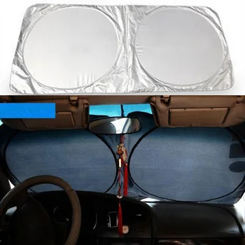 Slivery Automobilio Langą skėtį nuo saulės Uždanga Kino Skydelis Shield dangtelio priekinio, galinio Stiklo UV Apsauga vidaus Produkto sulankstomas