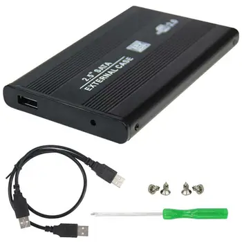 2.5 Colio HDD Case Sata USB 2.0 Kietojo disko Disko SATA Išorės Saugojimo HDD korpusas USB Laidas Naujas