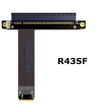 Stove PCI-e PCIE x16 M. 2 NGFF NVMe Klavišą klavišą M-M Riser Card PCI-Express 16x Gen3.0 32G/bps Extender Juostelės Kabelis 10cm, 30 cm 60cm