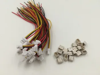 Karšto Pardavimo Gamyklos Tiesioginės 10 RINKINIAI Mini Micro SH 1.0 3-Pin DĻSV Jungtis su Laidais Kabeliai 100MM