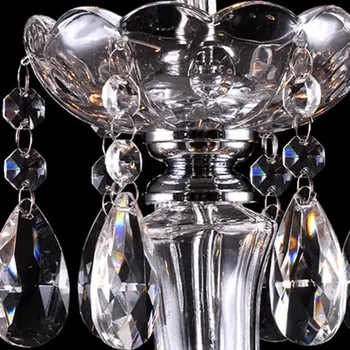 Pigūs kristalų liustra namų apšvietimo blizgikliai de cristal E14 lemputės šviesos armatūra Liustra ir Pakabukas Kambarį Kambarinė Lempa