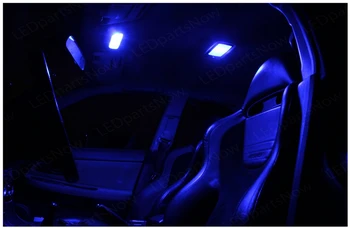 Nemokamas Pristatymas 4Pcs/Daug automobilių-optikos Xenon Balta Pakuotė Rinkinys, LED Salono Apšvietimas Už KIA Picanto 2011-m.