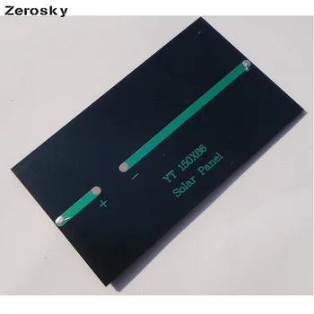 Zerosky 1.6 W 5.5 V Mini Saulės Elementų Polikristaliniai Saulės Skydas 