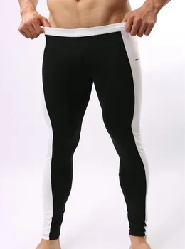 Prekės ženklo Vyrai Aukšto Ruožas Pėdkelnės, Kelnės Ilgos kelnės Sexy Vyrai Legging Aktyviai Veikia Sporto Jogger Kelnes Sweatpants Liesas