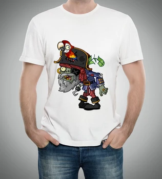 Gamyklos tiesioginių pardavimų Naują atvykimo vasaros marškinėliai marškinėlius trumpas rankovėmis Augalai vs Zombies animacinių filmų pav karšto T-shirt 55-5#