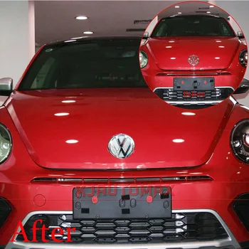 KJautomax VW Volkswagen Vabalas, Priekiniai emblema Sitcker Bling kalnų krištolas emblema Logotipas Apdaila