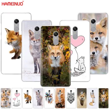 HAMEINUO fox mielas mielas gyvūnų Padengti telefoną Atveju Xiaomi redmi 5 4 1 1 2 3 3 pro PLUS redmi 4 pastaba 4X 4A 5A