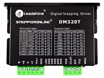 Skaitmeninis Stepper Driver 0.3-2.2 18-30VDC už Nema 8, 11, 14, 16, 17 Stepper Motor