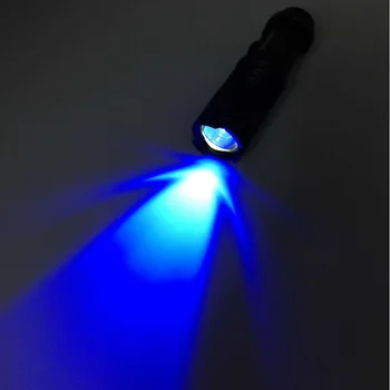 Zoomable Led UV Žibintuvėlis Žibintuvėlis Šviesos Lempos 365nm 395nm ultravioletinės Šviesos Lempos AA Baterijos Pinigų Pinigų Detektorius