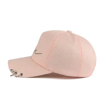 JOYMAY Naują atvykimo aukštos kokybės snapback cap geležies hoopas karoliai ant skydelis meilės siuvinėjimo skrybėlę moterų beisbolo kepuraitę B421