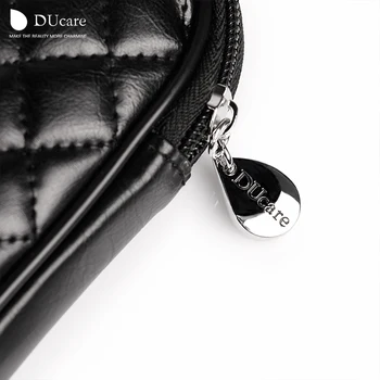 DUcare makiažas šepečiai 10vnt profesinės prekės makiažo šepetėliai aukštos kokybės teptukų rinkinys su juoda maišą, grožio esminius šepetėliai