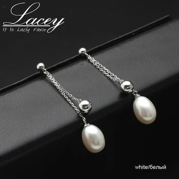 Gėlavandenių perlų kamuolys auskarai 925 sidabro papuošalai,natūralus akmuo auskarai papuošalai,tabaluoti auskarai graži dovana mergaitėms