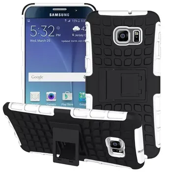 Patikima TPU Plastiko Hibridas Sunkiųjų Šarvų, Telefono dėklas, Skirtas Samsung Galaxy S7/S7 krašto Sunku Šoko Įrodymas Galinį Dangtelį S7
