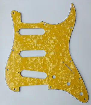 Naujas 3 Sluoksnių Golden Pearl Gitara Pickguard, Guitar pakeitimo