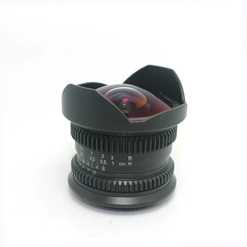8mm F2.8 Ultra Plataus Kampo Fisheye Objektyvas Sony NEX E-mount A7 A6300 A6000 /Macro 4/3 M4/3 GH4 BMPCC /Fuji FX DSLR Fotoaparatas