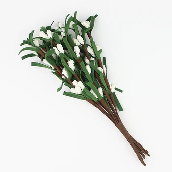 HUADODO 16cm Dirbtinių šakų stamen gėlės namuose vestuvių girliandą vainikas 