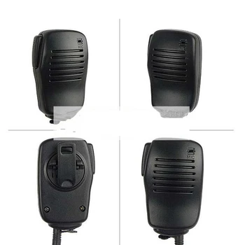 Nešiojamų Mini Garsiakalbis Mikrofonas Mikrofono PTT už Icom Du Būdu Radijo IC-F3 SL25 V80 už Cobra Walkie Talkie HH37ST FRS90