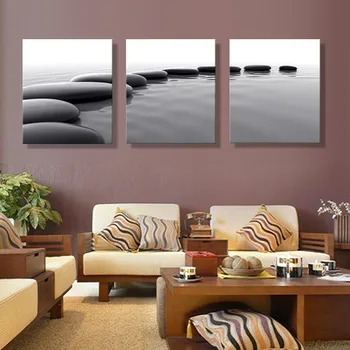 Nuotraukos modulinės tapyba Spausdinti cuadros(be rėmelio)meno akmenukai apibrėžimas nuotraukas drobė spausdina Namų Puošybai gyvenimo kambario Sienos