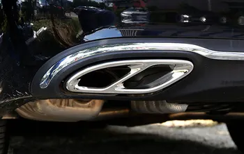 Automobilių Išmetimo Vamzdžio Uodega Padengti Apdaila Mercedes Benz E-Klasė W213 visureigių W205 GLC C Klasės A180 A200 W176 2016 2017 AMG
