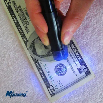 [Nanxing]Patogioje Padirbtų Pinigų Detektoriaus Rašiklį su UV lempa padirbtų pinigų pastaba viršaus karšto pardavimas Nešiojamų detektorius NX-799