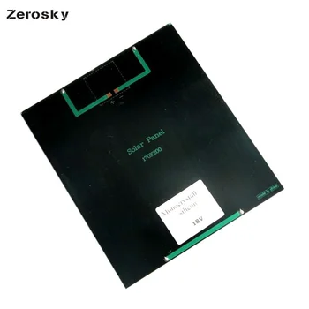 Zerosky 6W 18V/12V/6 V Monokristalinius Saulės Skydelis, Epoksidinės Saulės Elementų Saulės Modulio 