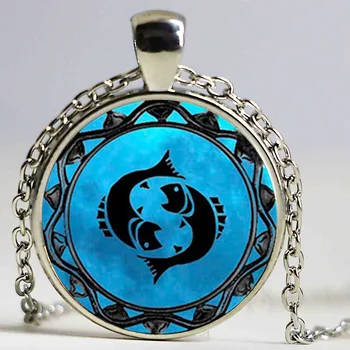 Zodiakas Liūtas simbolis pakabukas žuvys mėlynos žuvys zodiako karoliai Svarstyklės astrologija Šaulys horoskopas papuošalai papuošalų Skorpionas
