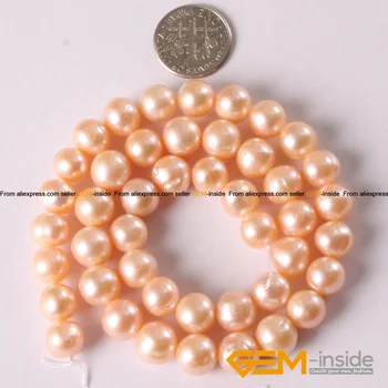 Pearl: 9-10mm Natūralių Gėlavandenių Perlų Karoliukus, 