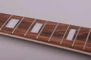 ST elektrinės gitaros kaklo nebaigtų 22 nervintis 24.75 colių 628mm raudonmedžio pagamintas raudonmedžio fingerboard