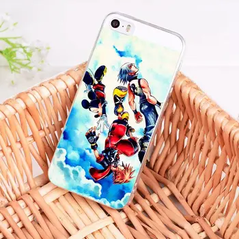 MaiYaCa Anime Kingdom Hearts vitražas minkštos tpu telefono dėklas apima, 