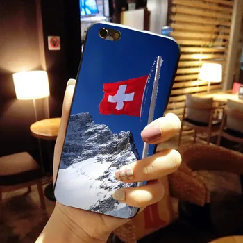 MaiYaCa čekijos Respublika, šveicarija, vokietija vėliavos Žavinga Telefono dėklas skirtas Apple iPhone 8 7 6 6S Plus X 5 5S SE 5C atveju apvalkalas