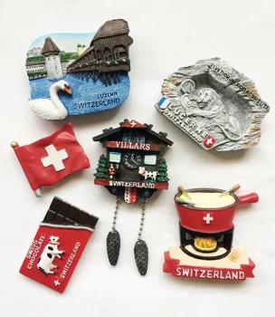 Šveicarija Lu Ežero Lucern Ciurichas Pasaulio Kelionių Šaldytuvas Magnetai Gegutė Laikrodis Šaldytuvas Magnetinis Lipdukas Suvenyrų Pieniško Šokolado