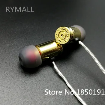 RY80 original In-Ear ausinės 8mm metalo ausinės HIFI kokybės garso muzika ; Tikrai bull ausinės (IE800 stiliaus kabelis) 3.5 mm