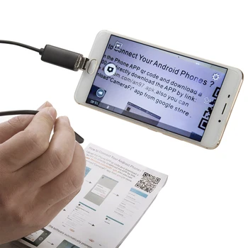 Miglotas grožio 10M 7mm Endoskopą Kamera HD USB, Android Endoskopą Vandeniui Borescope Tikrinimo Kamera Endoskopą, Skirta 