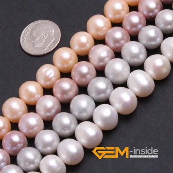 Pearl: 10-11mm Turas Originali Gėlavandenių Perlų Karoliukus, 
