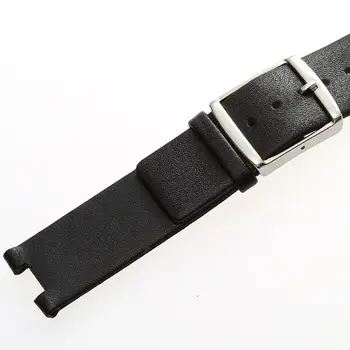 MAIKES Geros Kokybės Juodos spalvos natūralios Odos Watchbands Pin Sagtis Žiūrėti Dirželis Juostos CK Calvin Klein K1S21102 K1S21120