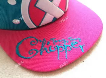Hip-hop ' o, Tony Tony Chopper ONE PIECE anime cosplay Japonų animacinių filmų Skrybėlę Beisbolo kepurės, Siuvinėjimo modelio