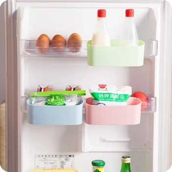 Kūrybinės virtuvės talpinimo Organizatorius gali kabinti pusės durų šaldytuvas šaldytuve daržovių ir šiukšles Šaldytuvas plastiko dėžutė dėklas