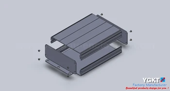 122*45-110mm (W-H-L)yra mažos aliuminio korpusas, elektroniniai/aliuminio talpyklos/small aliuminio dėžutė atveju/aliuminio oksidas dėžutę
