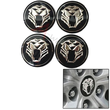 4pcs 60mm Tigro galva automobilio emblema Varantys Centras Hub Caps varantys Ženklelis apima aplinkosaugos ¾enklelis Priedai Nemokamas pristatymas automobilis-lipdukas stilius