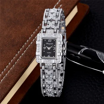 Moterų Kvarcas, Sidabras Žiūrėti Metalo Apyrankę ant Riešo Laikrodžiai Analoginis Ponios Suknelė Vertus Laikrodis Prabangus Sidabro Žiūrėti hodinky Montre Femme