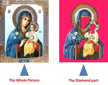 5D diamond siuvinėjimo religijos tapybos strazdų 