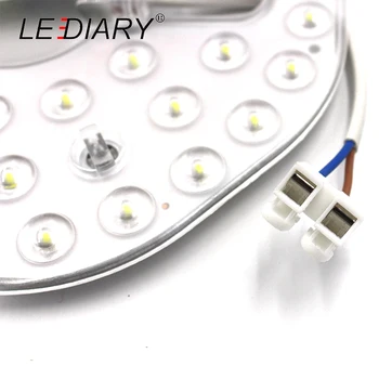 LEDIARY 2D Keičiamais LED Šviesos Šaltinis, Lubų/Virtuvės 12W/18W/220V, 24W Su Magnetu Led Žibintai Pakeitimo PCB Su Vairuotoju