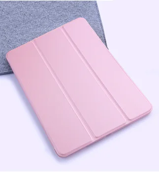 Luxury smart Originalus PU odos atveju iPad oro Magnetinis Auto Pabusti Miego Flip cover for iPad 5 A1475+ekrano plėvelė+rašiklis
