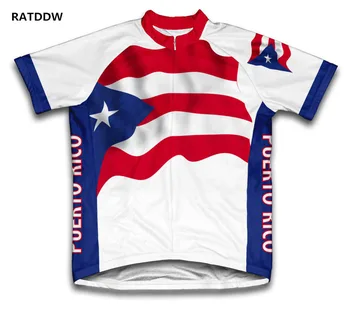Puerto Riko Vėliava Dviratį Dviračiu Drabužių Ciklo Dviračių Džersis/Kvėpuojantis Kalnų Dviračių Sporto Pasaulio Komanda Roupa Ciclismo