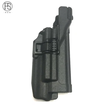 Taktinis Miliatry Medžioklės Įrankių Priedai Juosmens Diržas Ginklą Dėklas tinka Glock 17 18 19 30 31 Žibintuvėlis su Diržo Dėklas