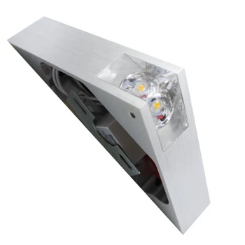 Rising Star 3W Aliuminio Trikampis led sienos lempos 85-265V didelės galios sienų apšvietimo Modernus vidaus apšvietimas patalpų apdailos šviesos