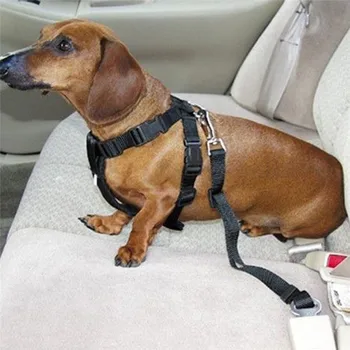 Šunų Augintiniai Automobilio Saugos Diržą, Diržo Tvirtinimo Švino Reguliuojamas Kelionės Įrašą