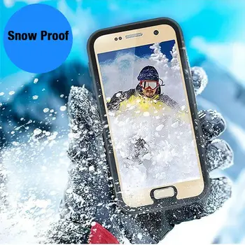 Samsung Galaxy S7 G930 Sniego Įrodymas Byloje Originalus RedPepper IP68 Vandeniui Povandeninio Nardymo KOMPIUTERIS + TPU Šarvai Padengti Pilnas draudimas